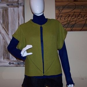 XL Nine West Lime Green Sweater Vest